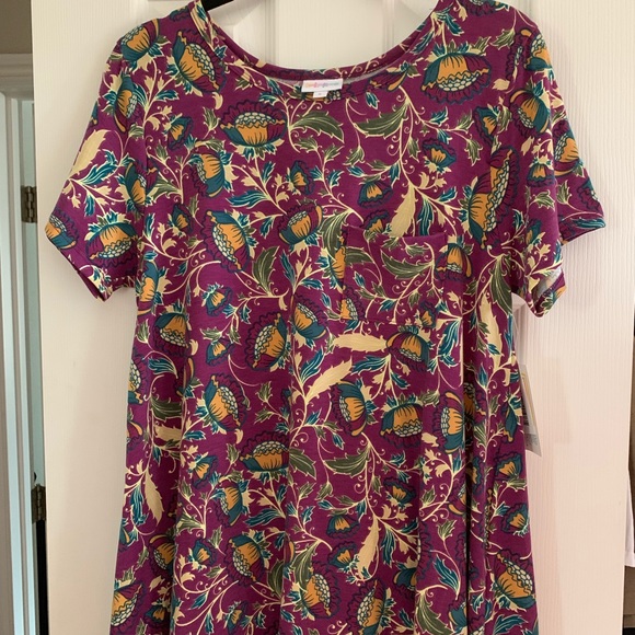 COPY - Lularoe Women’s Carly Swing Dress Small - Picture 6 of 6